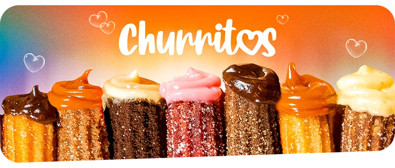 Churritos | Produto da Churris | Churros | Amor | Franquia | Franchise